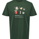 Camiseta Only&Sons Ole Gear Cilantro - ECRU