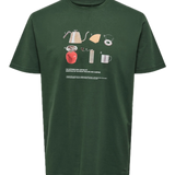 Camiseta Only&Sons Ole Gear Cilantro - ECRU