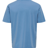 Camiseta Only&Sons Ron Blissful Blue - ECRU