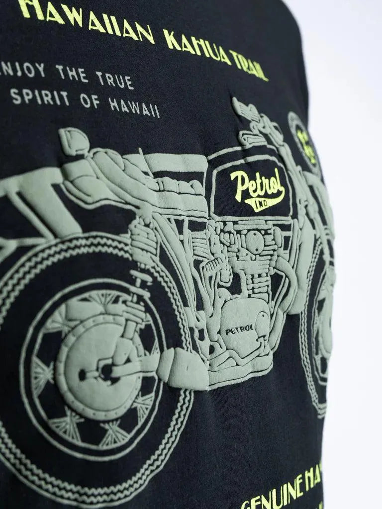 Camiseta Petrol Industries Lagoonize - ECRU