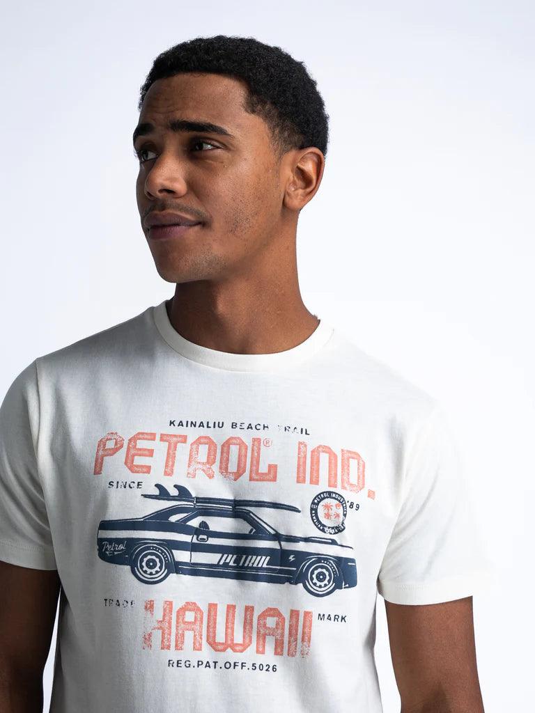 Camiseta Petrol Industries Stroll - ECRU