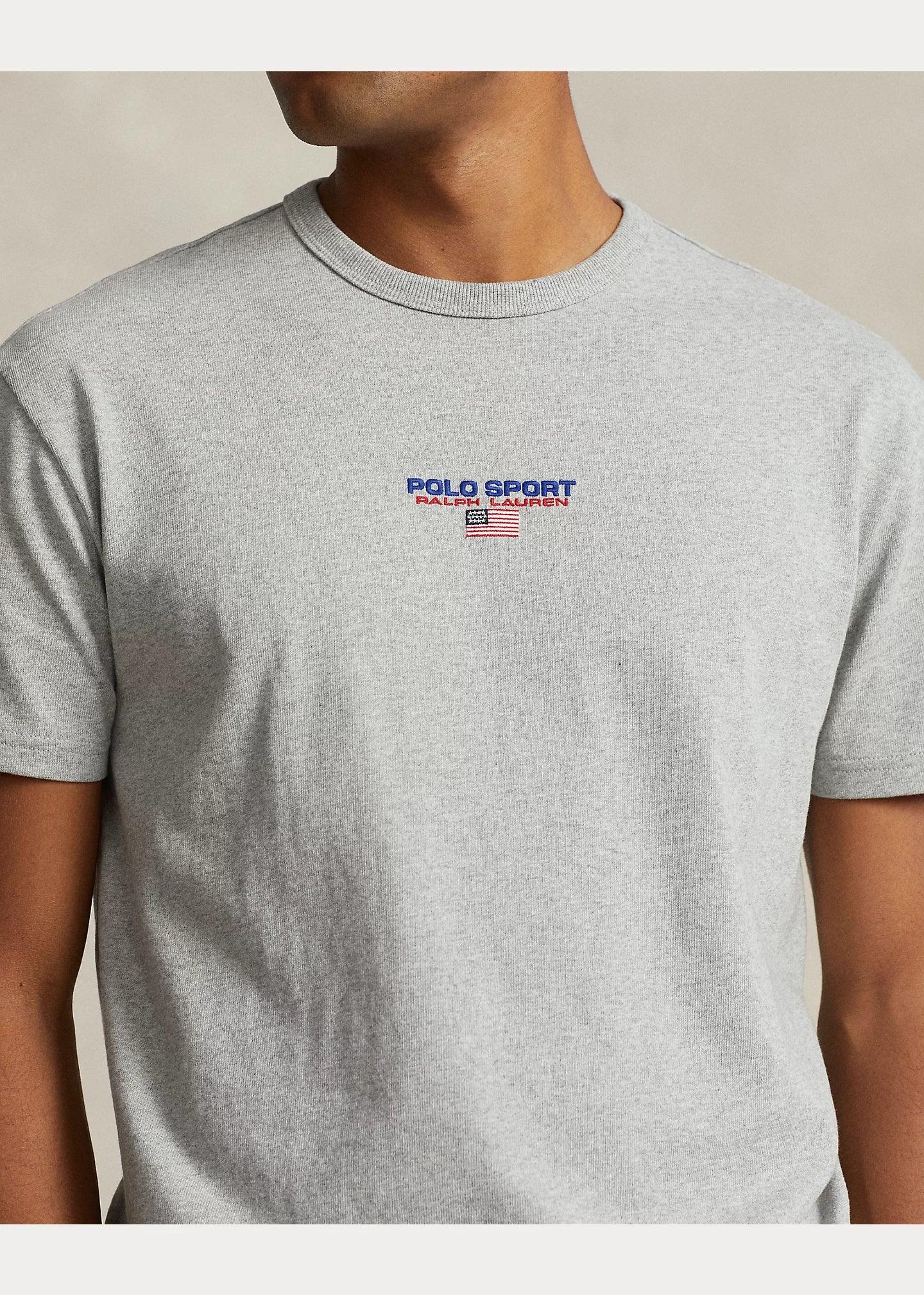 Camiseta Polo Ralph Lauren Classic Fit de punto Polo Sport Gris - ECRU