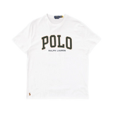 Camiseta Polo Ralph Lauren de punto jersey con logotipo Blanca - ECRU