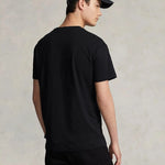 Camiseta Polo Ralph Lauren de punto jersey con logotipo Negra - ECRU