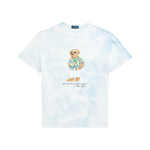 Camiseta Polo Ralph Lauren Polo Bear Classic Fit Tie-Dye - ECRU