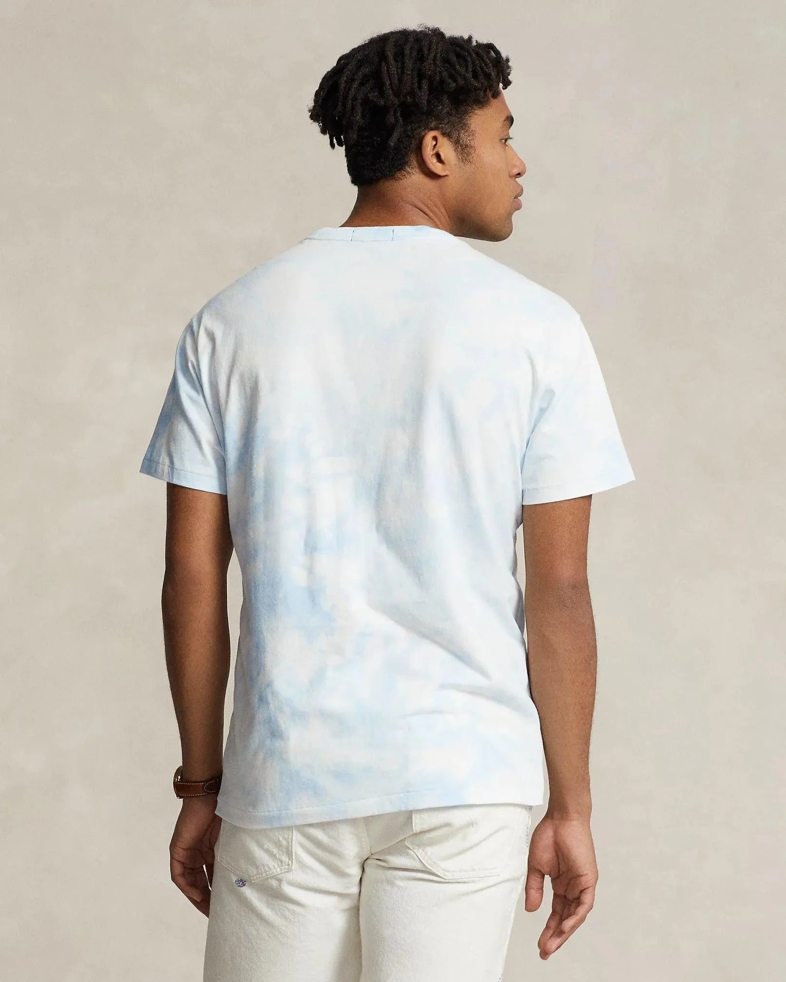 Camiseta Polo Ralph Lauren Polo Bear Classic Fit Tie-Dye - ECRU