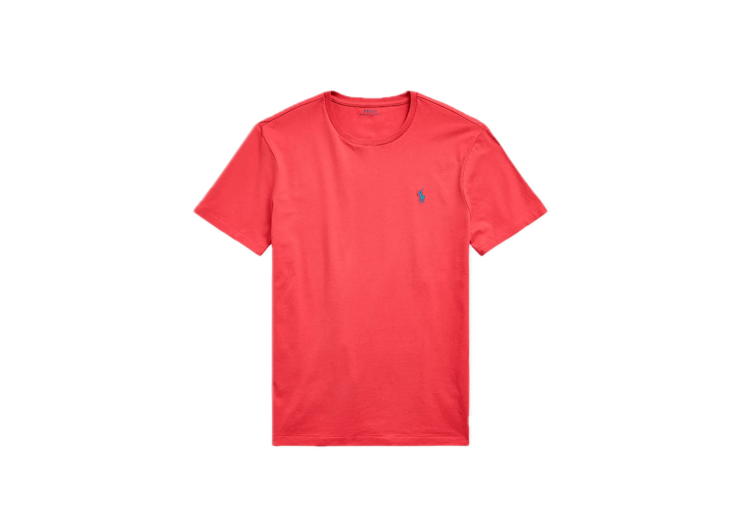 Camiseta Polo Ralph Lauren Rojo Nantucket de Punto Custom Slim Fit - ECRU