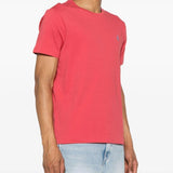 Camiseta Polo Ralph Lauren Rojo Nantucket de Punto Custom Slim Fit - ECRU