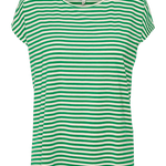 Camiseta Rayas Aware Ava Pristine Bright Green - ECRU