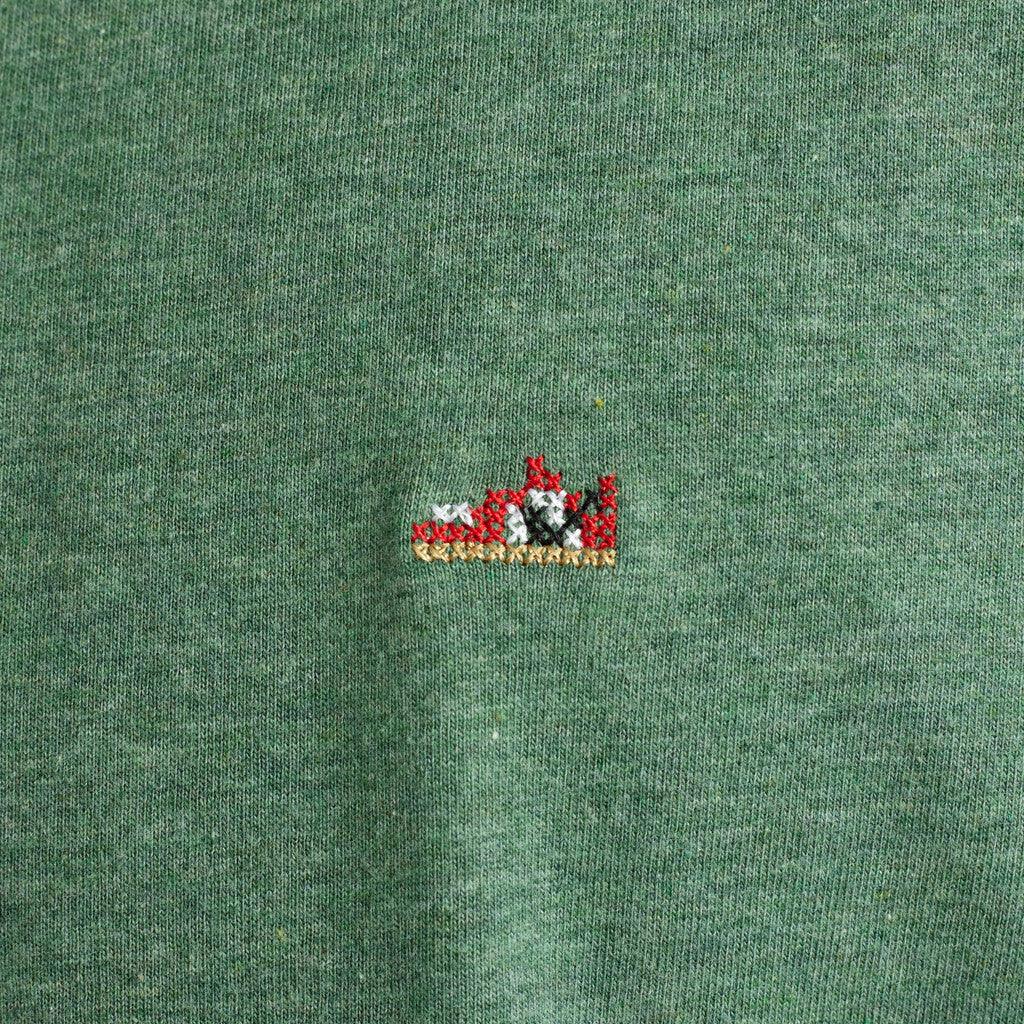 Camiseta Revolution 1364 SNE Dustgreen Melange - ECRU