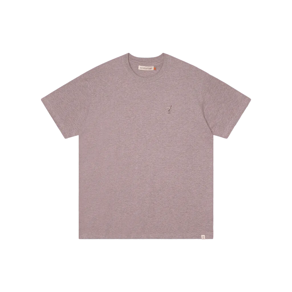 Camiseta Revolution 1366 GIR Purple Melange - ECRU