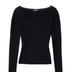 Camiseta Salsa de Punto Canalé - ECRU