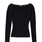 Camiseta Salsa de Punto Canalé - ECRU