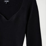 Camiseta Salsa de Punto Canalé - ECRU