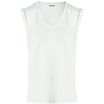 Camiseta Salsa Jeans con Detalle Trenzado - ECRU