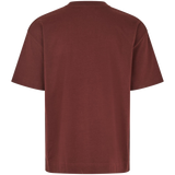 Camiseta SAMSØE SAMSØE Joel T-Shirt 11415 Bitter Chocolate — espalda