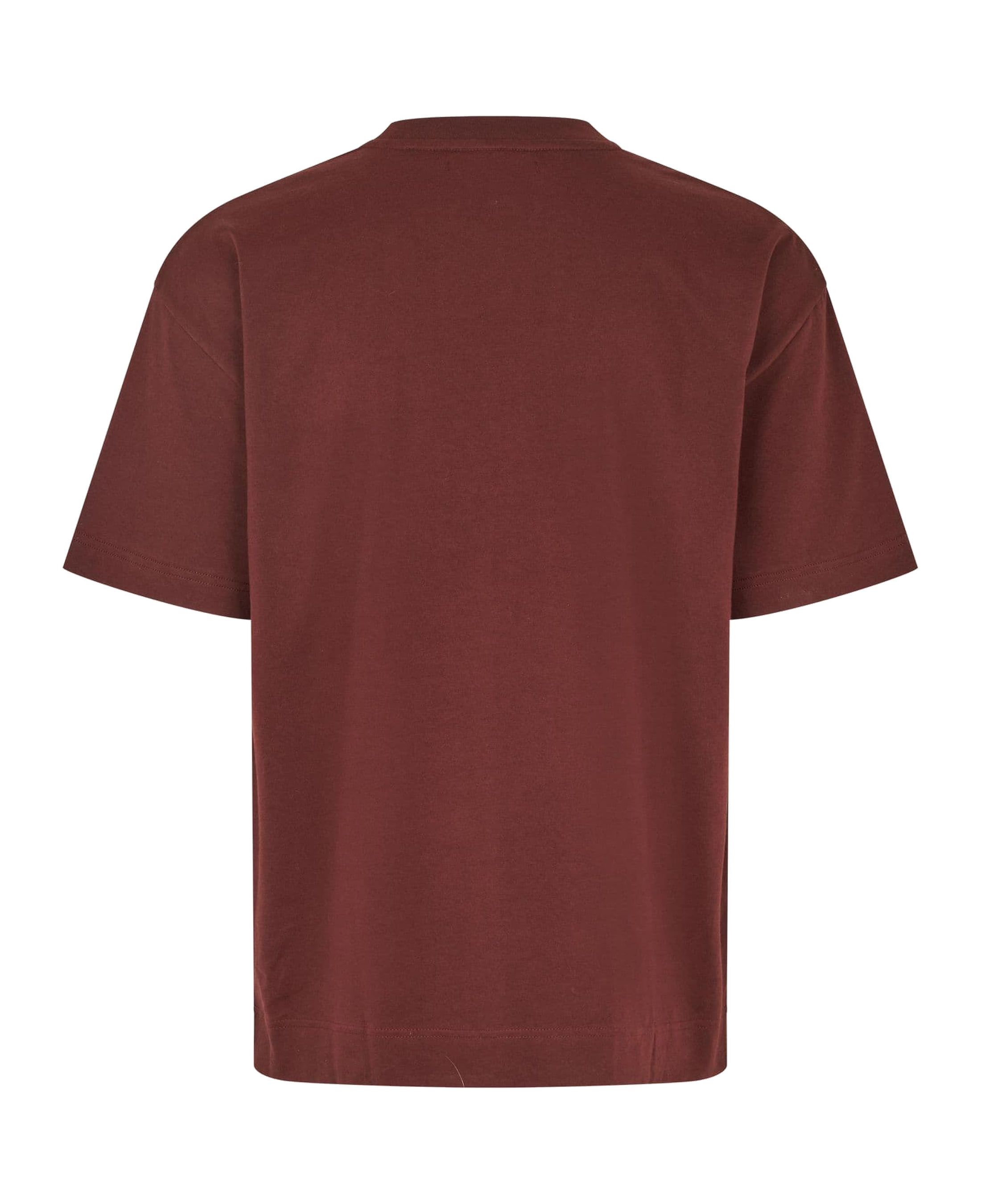 Camiseta SAMSØE SAMSØE Joel T-Shirt 11415 Bitter Chocolate — espalda