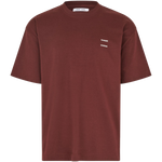 Camiseta SAMSØE SAMSØE Joel T-Shirt 11415 Bitter Chocolate — frente