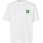 Camiseta SAMSØE SAMSØE Sajes T-Shirt 11725 Green Tile — frente