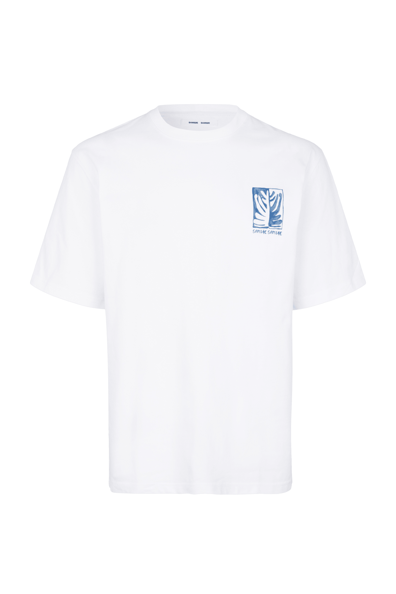 Camiseta Samsøe Samsøe Sawind uni White Earth Beat - ECRU