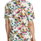 Camiseta Scotch and Soda Regular Fit Algodón Orgánico Print Allover - ECRU