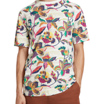 Camiseta Scotch and Soda Regular Fit Algodón Orgánico Print Allover - ECRU