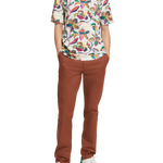 Camiseta Scotch and Soda Regular Fit Algodón Orgánico Print Allover - ECRU