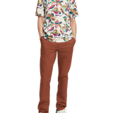 Camiseta Scotch and Soda Regular Fit Algodón Orgánico Print Allover - ECRU