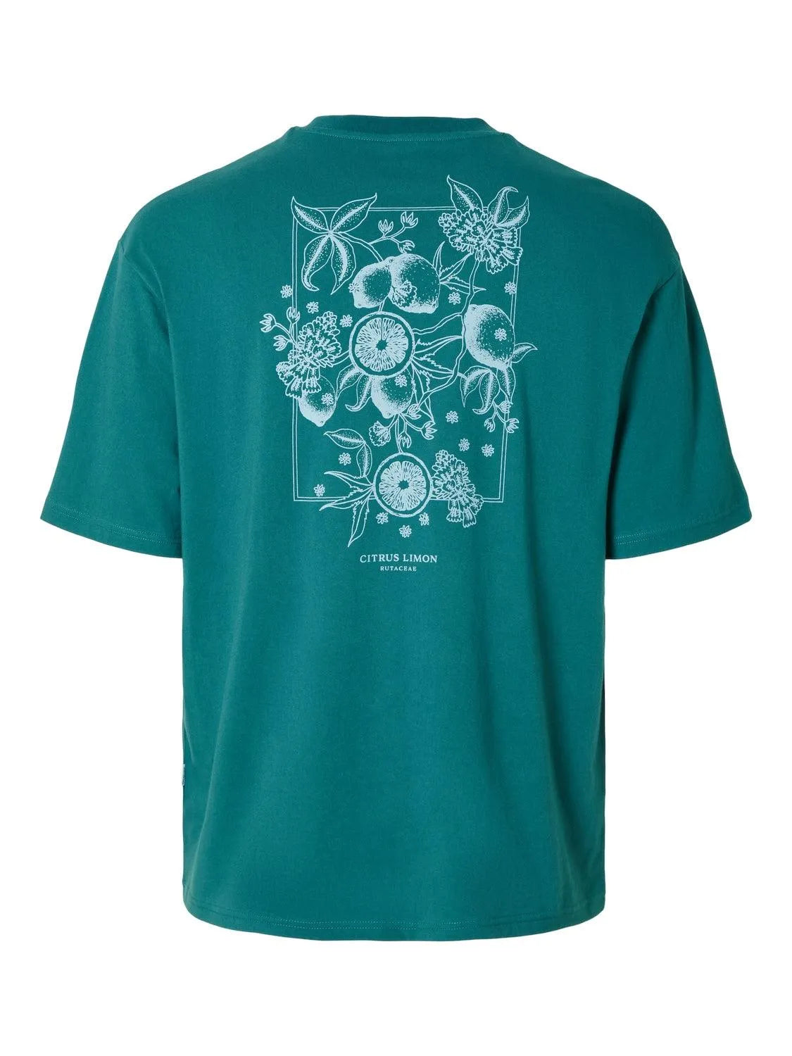 Camiseta Selected Loose Corby Dragonfly - ECRU