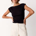 Camiseta SKFK Aroa Negro - ECRU
