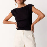 Camiseta SKFK Aroa Negro - ECRU