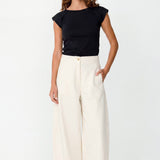 Camiseta SKFK Aroa Negro - ECRU