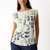 Camiseta SKFK Marixol Multicolor - ECRU