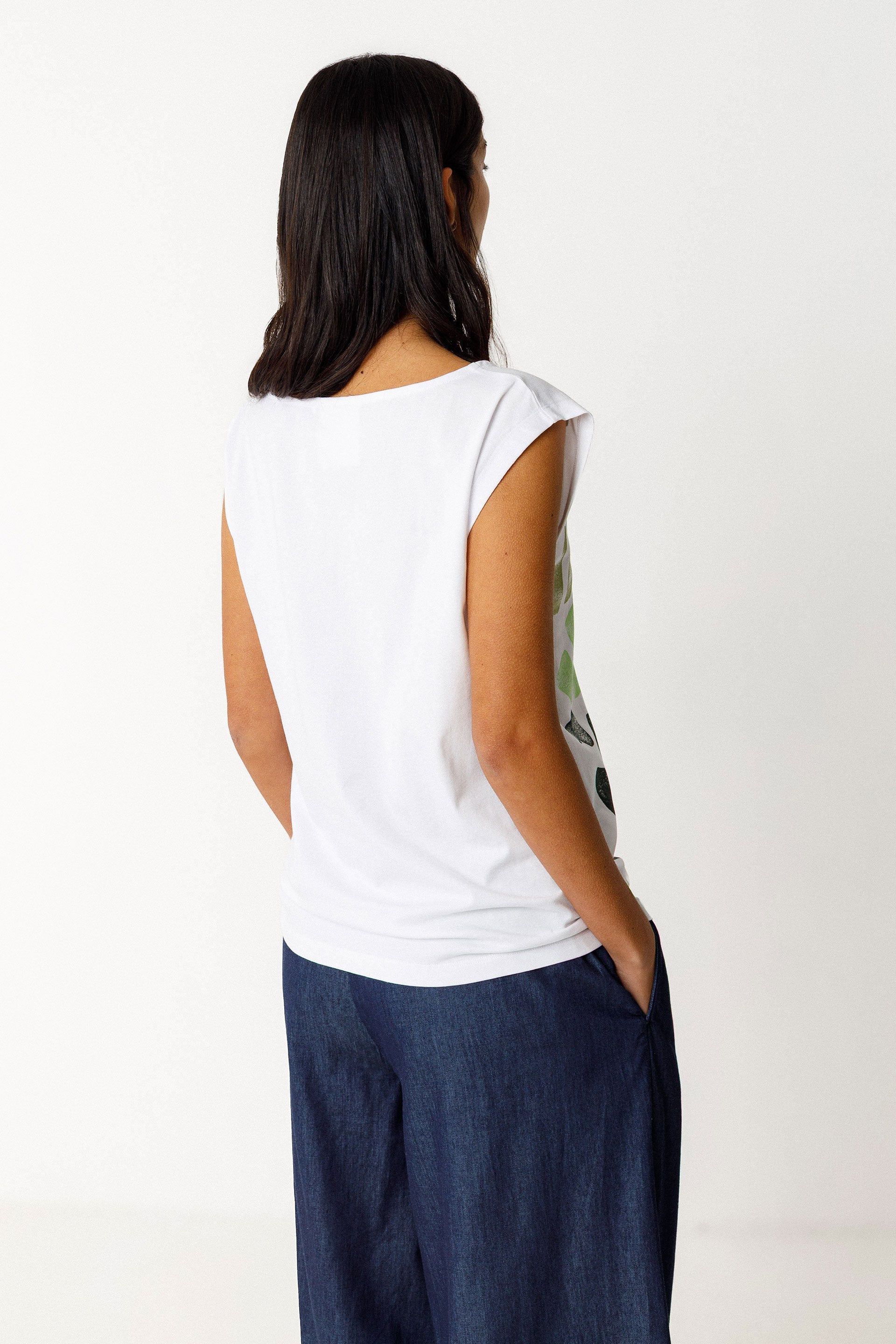 Camiseta SKFK Marixol Multicolor - ECRU