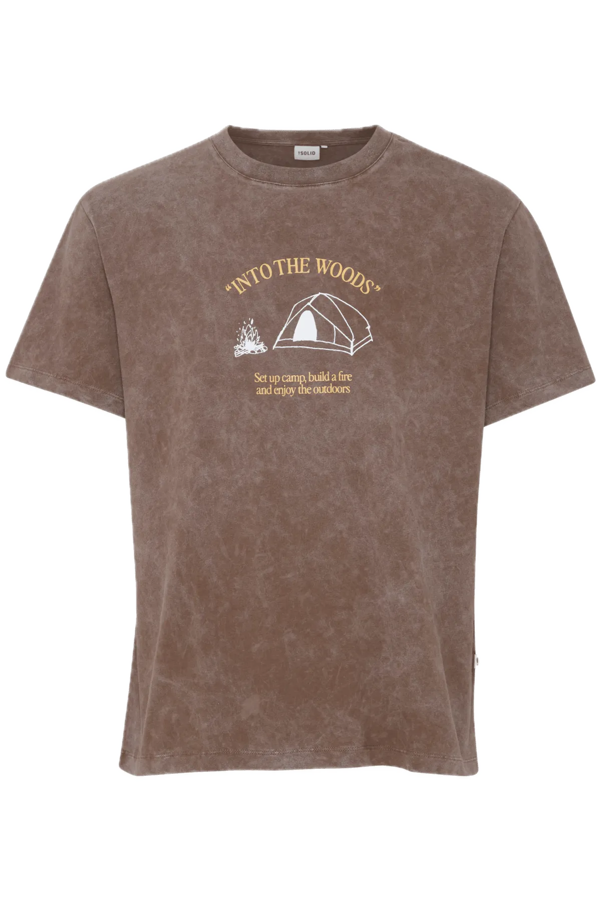 Camiseta !Solid Hamlet Rain Drum - ECRU