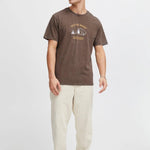 Camiseta !Solid Hamlet Rain Drum - ECRU