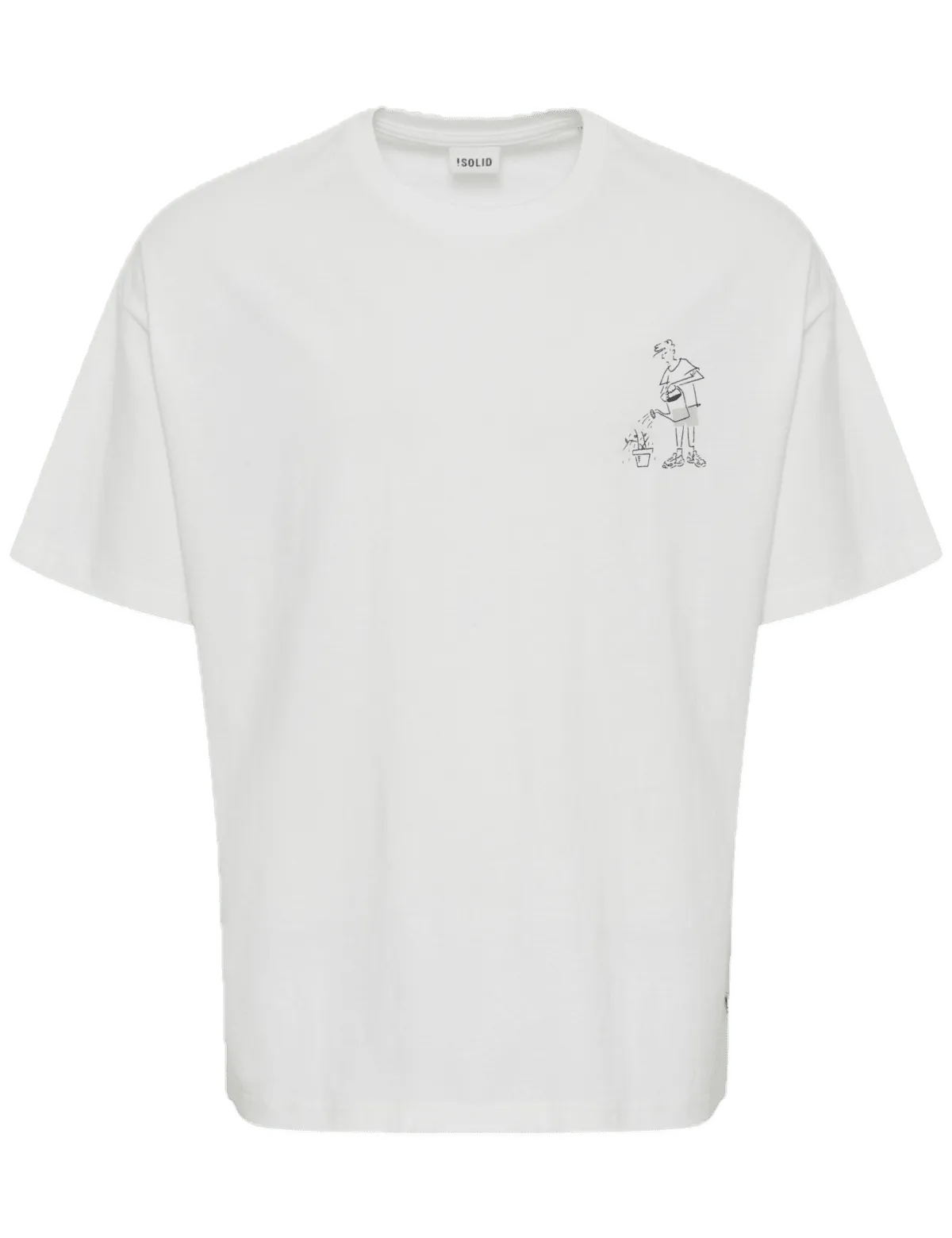 Camiseta !Solid Imre Off White - ECRU