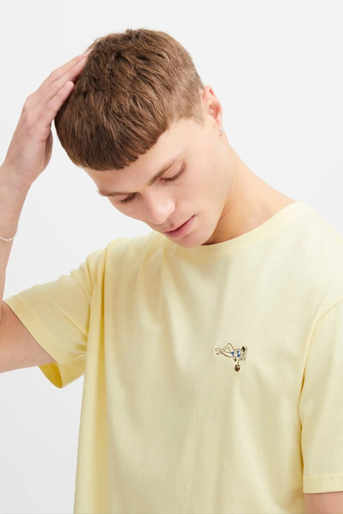 Camiseta !Solid Ishan Anise Flower - ECRU