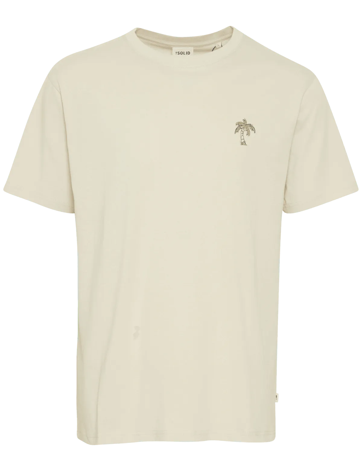 Camiseta !Solid Ishan Oatmeal - ECRU