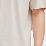 Camiseta !Solid Ismael Oatmeal - ECRU