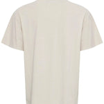 Camiseta !Solid Ismael Oatmeal - ECRU