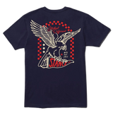 Camiseta Stance Free Bird Navy - ECRU