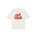 Camiseta Thinking Mu Blanca Art-Love Mock - ECRU