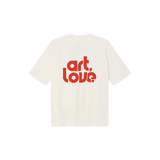 Camiseta Thinking Mu Blanca Art-Love Mock - ECRU