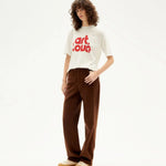 Camiseta Thinking Mu Blanca Art-Love Mock - ECRU