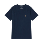 Camiseta Thinking Mu Navy Sol Espalda Curry - ECRU