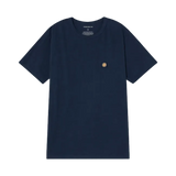 Camiseta Thinking Mu Navy Sol Espalda Curry - ECRU