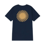 Camiseta Thinking Mu Navy Sol Espalda Curry - ECRU