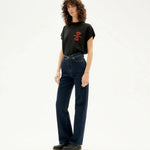 Camiseta Thinking Mu Parches Negra 2 Hearts Volta - ECRU