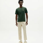 Camiseta Thinking Mu Verde Sol Espalda Coral - ECRU